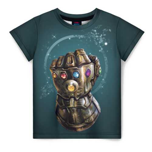 Детская футболка 3D Infinity Gauntlet размер 104 в Кораблик