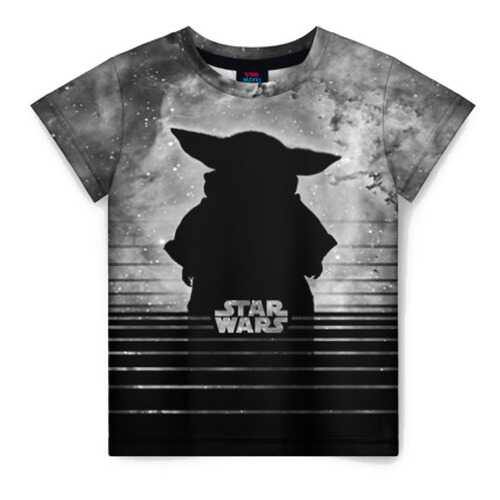 Детская футболка ВсеМайки 3D Child Yoda Star wars, размер 152 в Кораблик