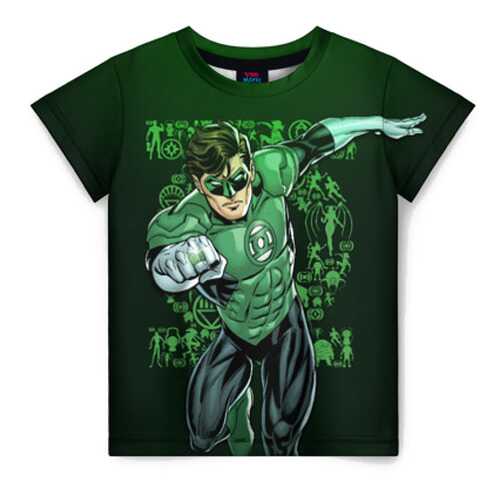 Детская футболка ВсеМайки 3D Green Lantern, р. 110 в Кораблик