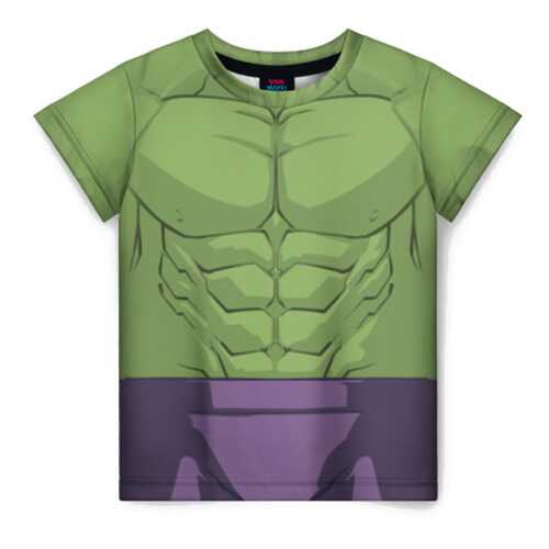 Детская футболка ВсеМайки 3D Hulk costume, р. 158 в Кораблик