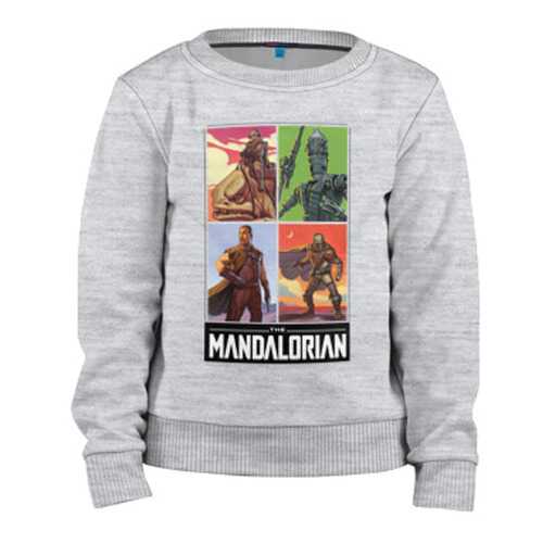 Детский свитшот ВсеМайки The Mandalorian, р. 140 в Кораблик