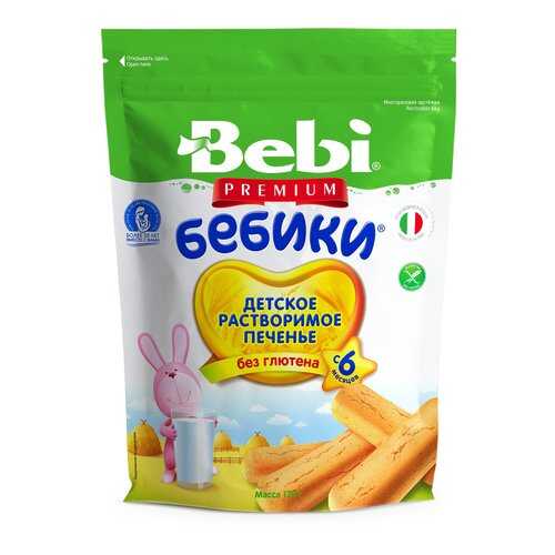 Печенье Bebi Premium Бебики без глютена с 6 месяцев, 170 г в Кораблик