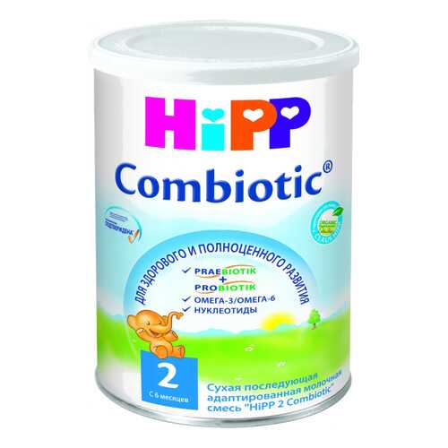 Молочная смесь HiPP Combiotic 2 от 6 до 12 мес. 350 г в Кораблик