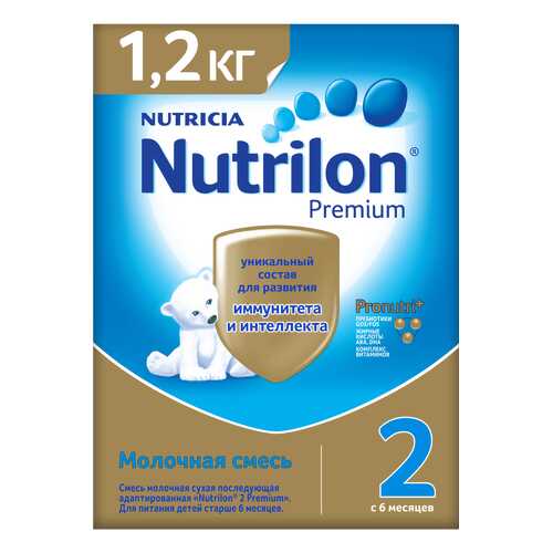 Молочная смесь Nutrilon Premium 2 от 6 до 12 мес. 1 200 г в Кораблик