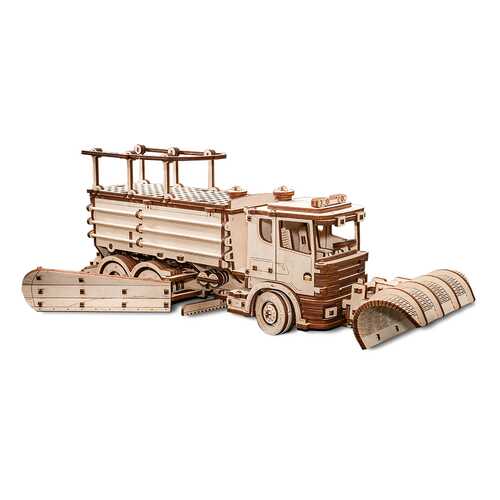 Конструктор Eco Wood Art 3D Snowtruck (снегоуборочная машина) из дерева в Кораблик