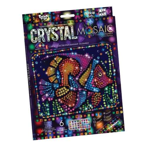 Мозаика из пайеток Danko Toys Crystal Mosaic Рыбка CRM-01-09 в Кораблик