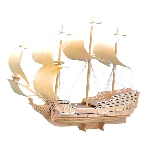 Сборная деревянная модель Парусник Орел 80134 Wooden Toys в Кораблик