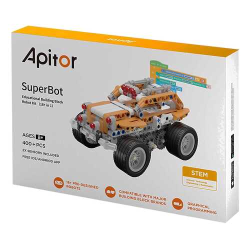 Умный робот конструктор Apitor SuperBot в Кораблик