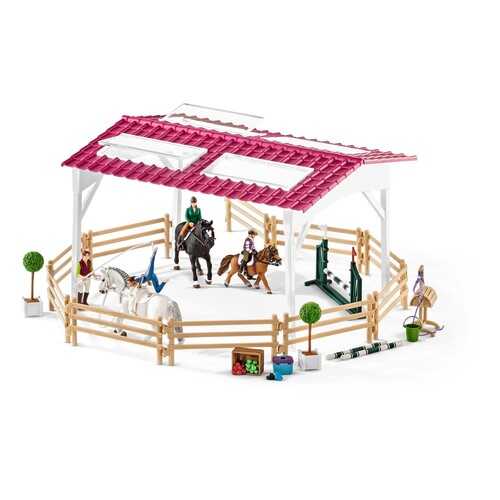 Школа верховой езды с лошадьми и наездниками Schleich 42389 в Кораблик