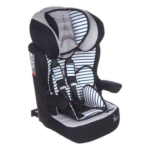 Автокресло Nania Myla Isofix Bonjour группа 1/2/3, Черный-Синий в Кораблик