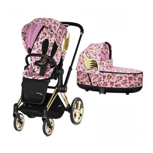 Коляска 2 в 1 Cybex PRIAM III FE Jeremy Scott Cherubs Pink в Кораблик