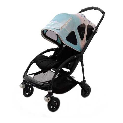 Коляска прогулочная Bugaboo Bee5 Black/Black/Stellar с кап. breezy GRAY MALIN в Кораблик