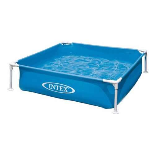 Детский каркасный бассейн Intex Mini Frame Pool 57173 122х122х30см голубой в Кораблик