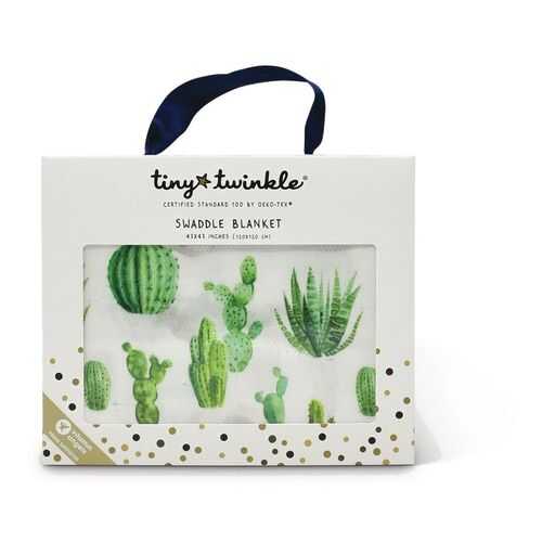 Пелёнка TinyTwinkle 120x120 CACTI в Кораблик