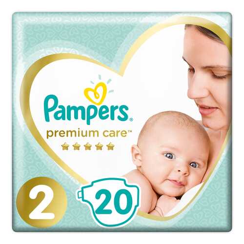 Подгузники Pampers Premium Care Mini (4-8 кг) 20 шт. в Кораблик