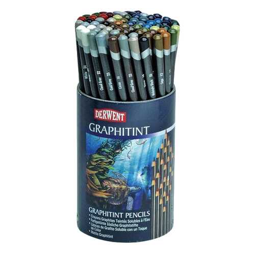 Карандаши цветные Derwent Graphitint 700804 72 шт в Кораблик